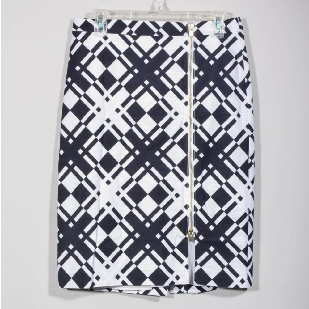 white pattern print Talbots - Picture 2 of 7